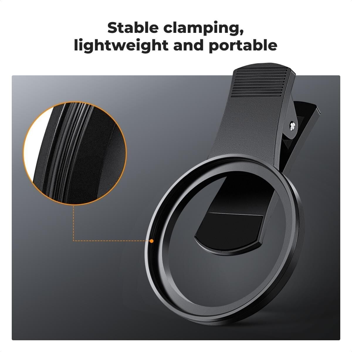 K&F Concept 67mm Klipsli CPL Telefon Kamera Lens Filtre Kiti
