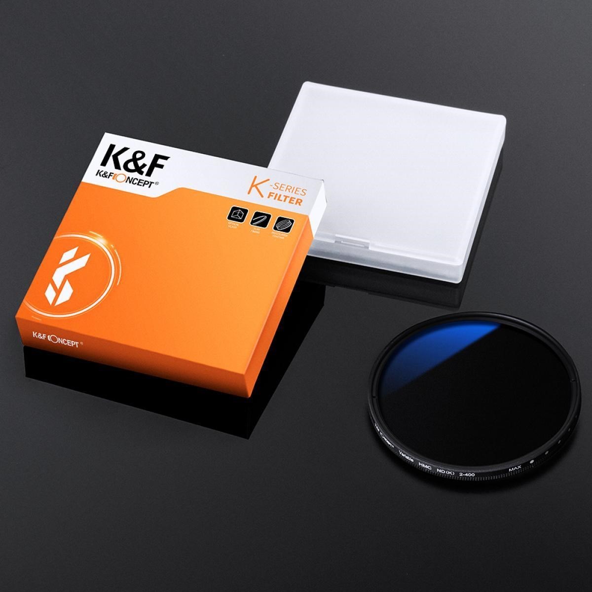 K&F Concept 67mm ND2-ND400 (9 Stop) Değişken ND Filtre