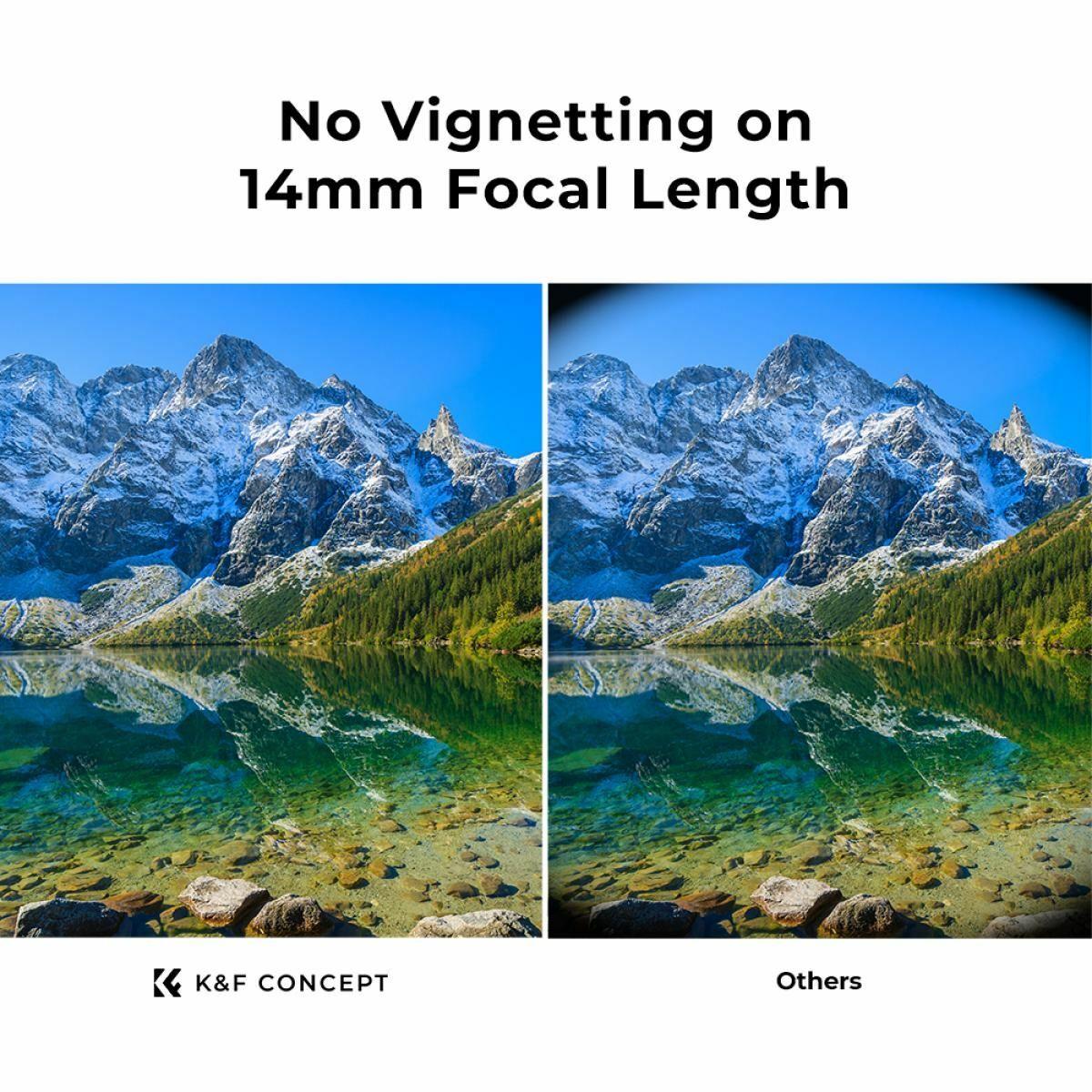 K&F Concept 77mm Polarize Cam Filtre Ultra İnce Çok Kaplamalı