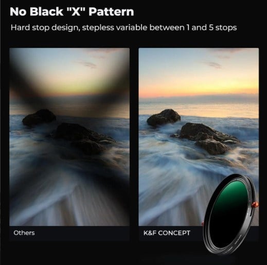 K&F Concept 82 mm ND2-32+CPL Filtre (2'si 1 Arada)