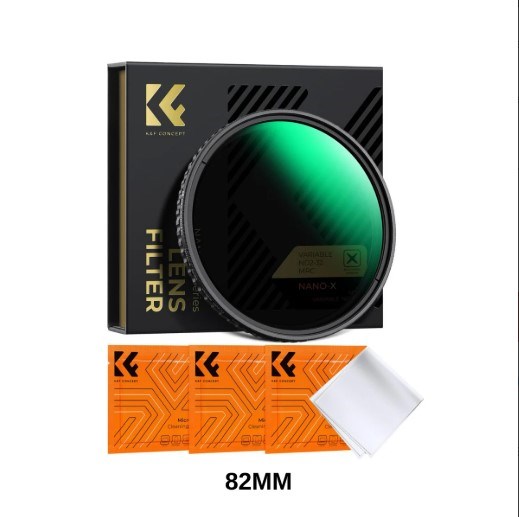 K&F Concept 82 mm ND2-ND32 Değişken Filtre