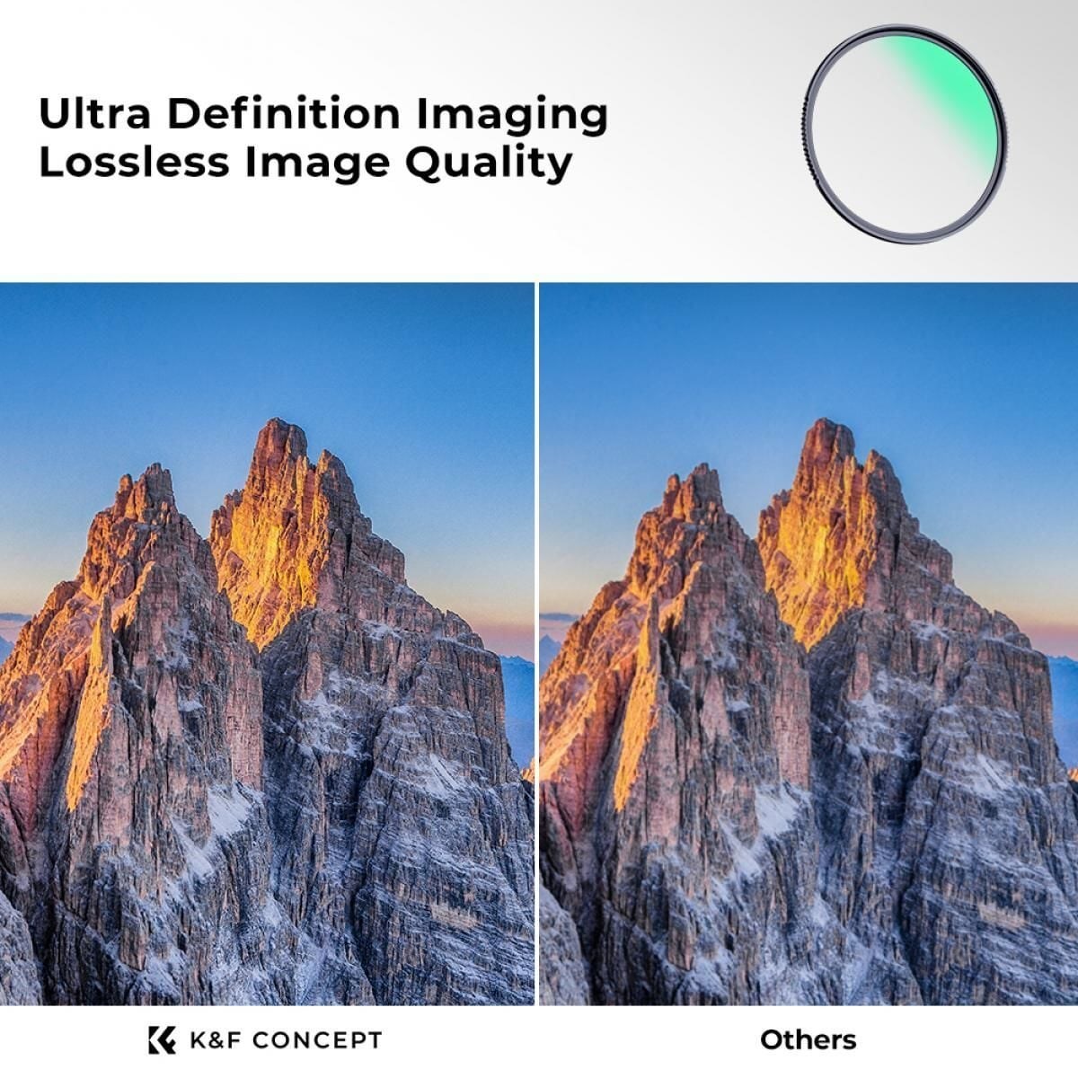 K&F Concept 95mm NANO-X MC-UV 28 Çok Katmanlı Kaplamaya sahip  Koruma Filtresi 8K Ultra HD