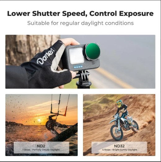 K&F Concept GoPro HERO13 ND2-32 Filtre