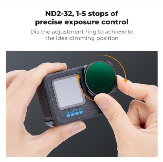 K&F Concept GoPro HERO13 ND2-32 Filtre