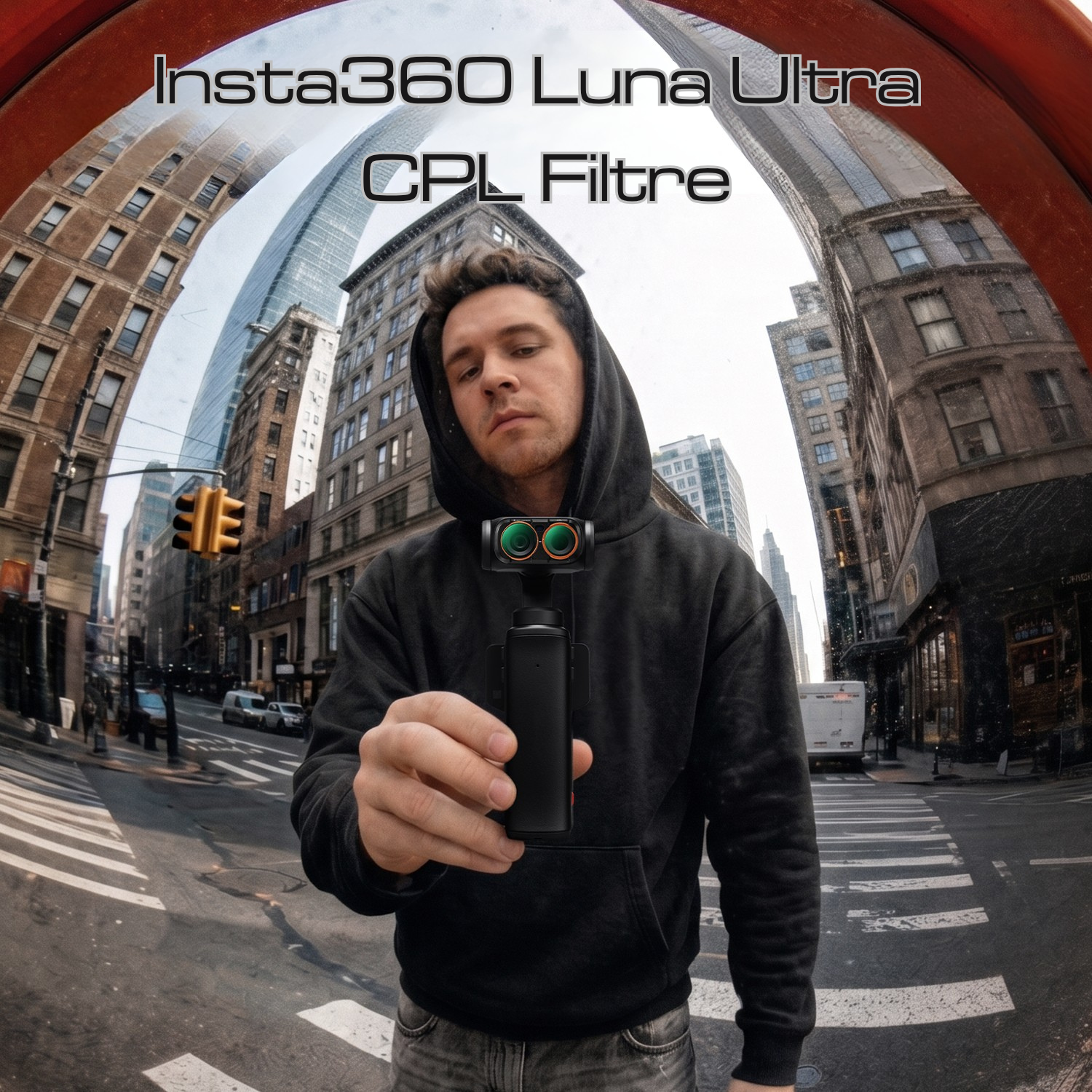 K&F Concept Insta360 Luna Ultra CPL Filtre