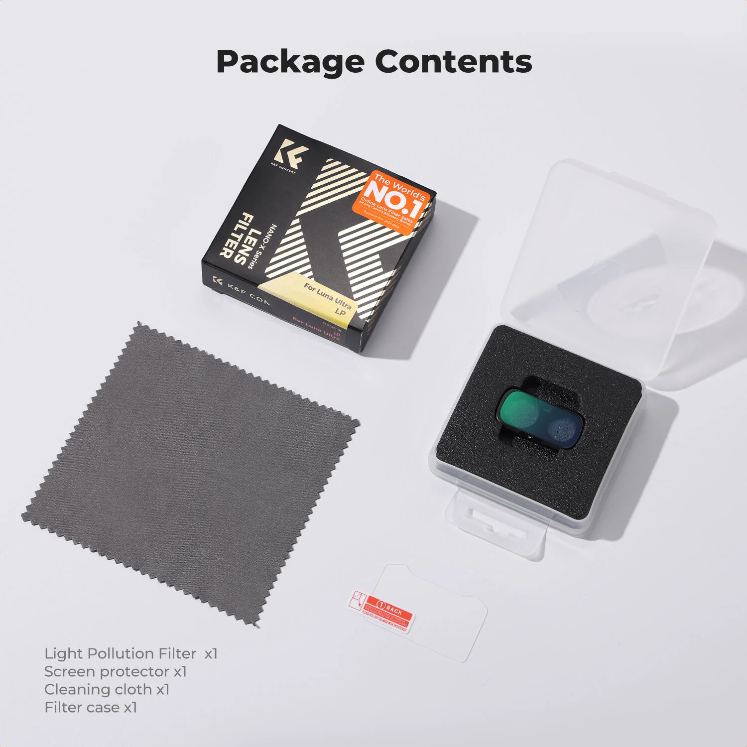 K&F Concept Insta360 Luna Ultra Light Pollution Filtre (LP)