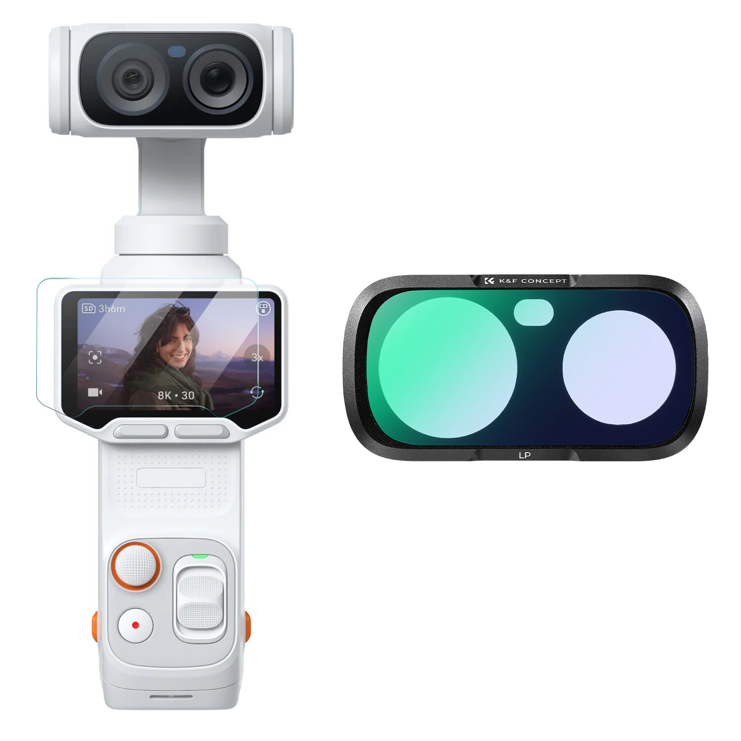 K&F Concept Insta360 Luna Ultra Light Pollution Filtre (LP)