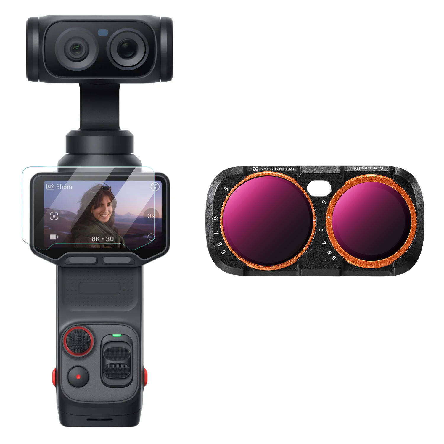 K&F Concept Insta360 Luna Ultra VND32-512 Filtre