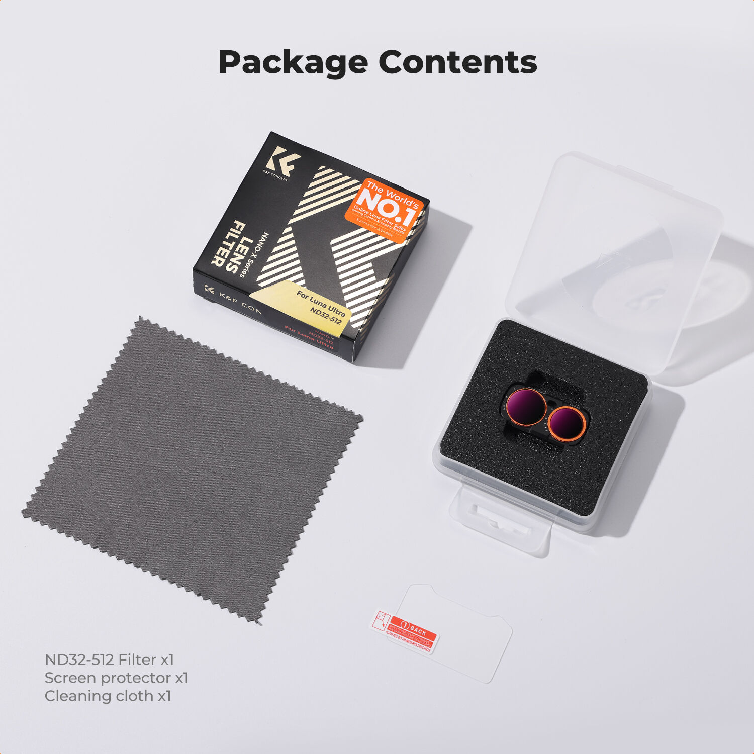 K&F Concept Insta360 Luna Ultra VND32-512 Filtre