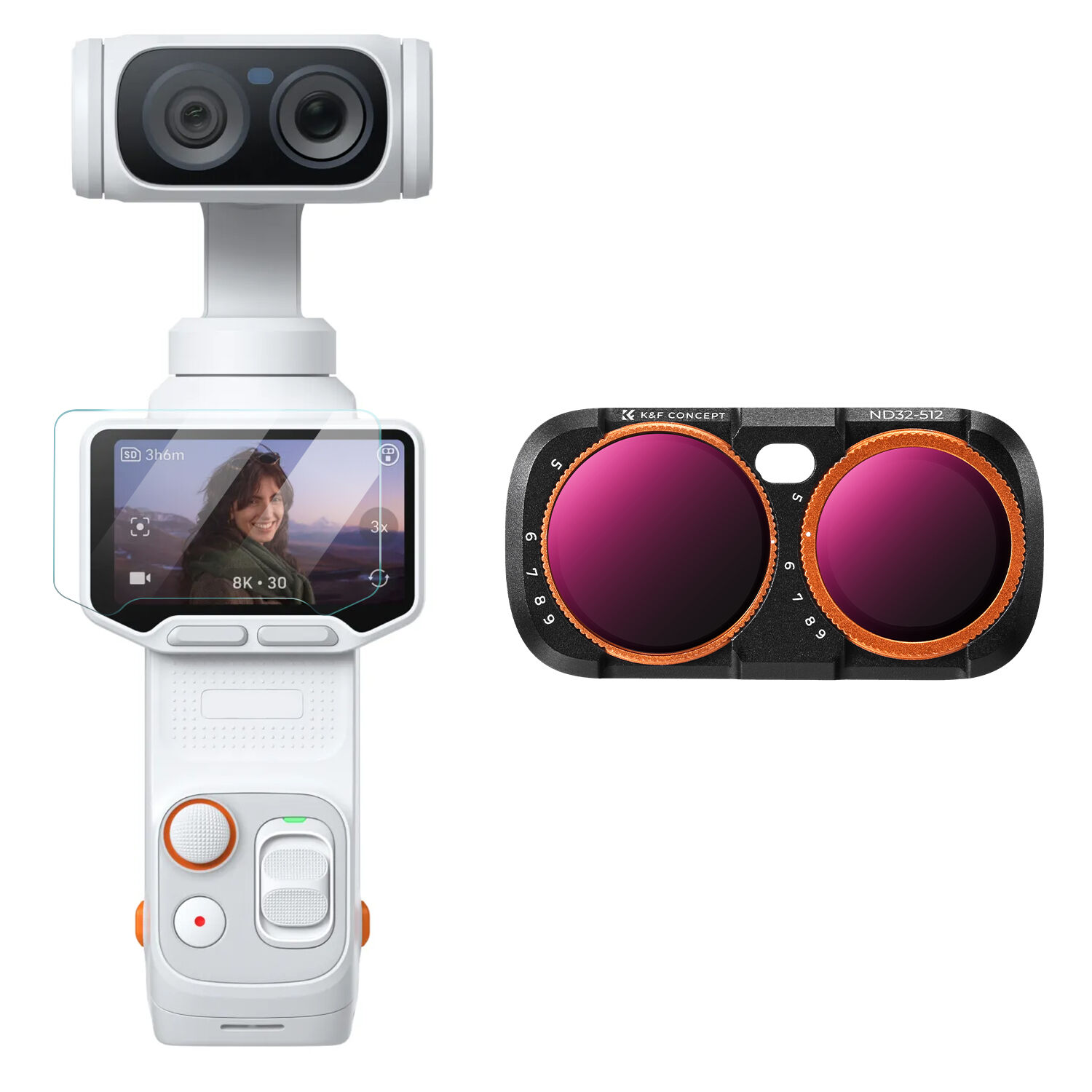K&F Concept Insta360 Luna Ultra VND32-512 Filtre