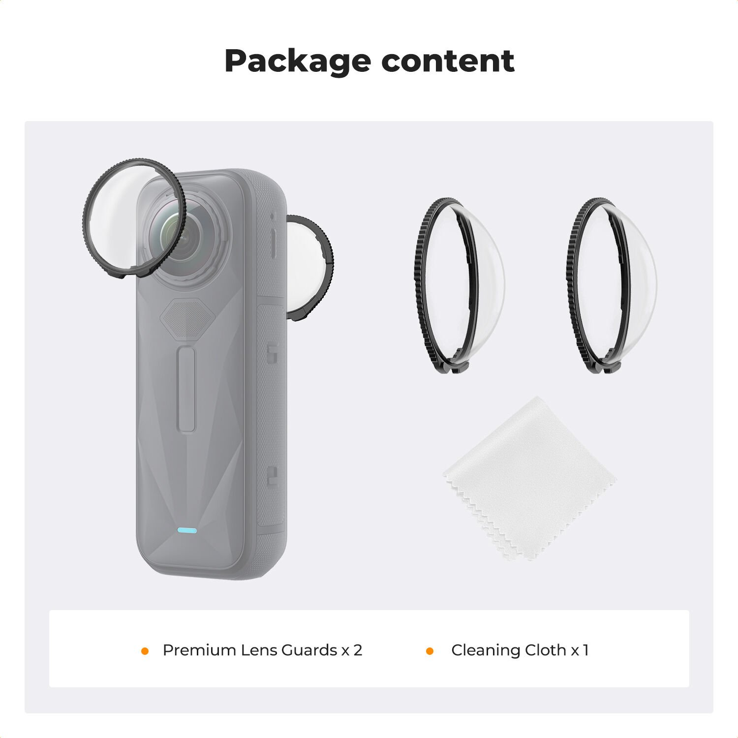 K&F Concept Insta360 X5 Premium Lens Koruyucu