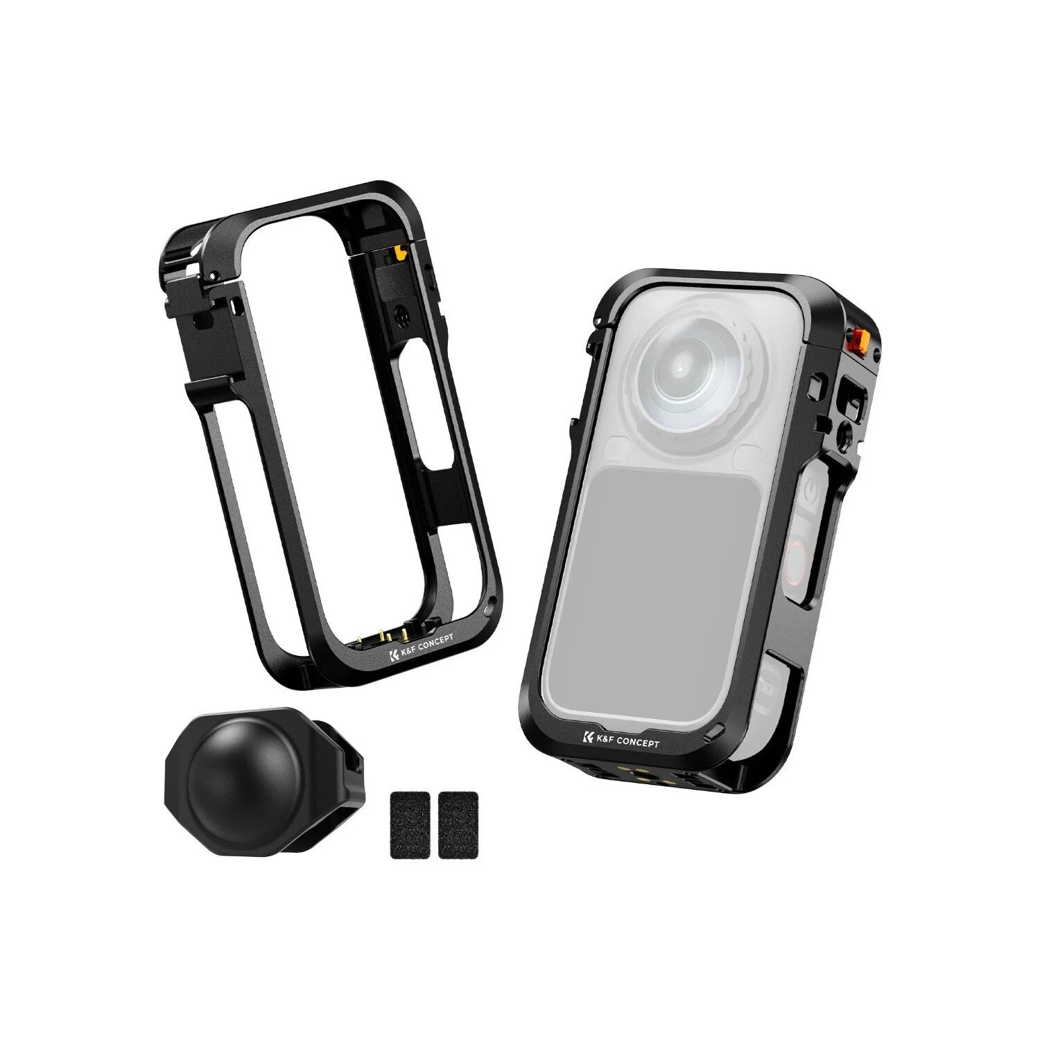 K&F Concept Insta360 X6 Metal Koruma Kafesi (Cage)