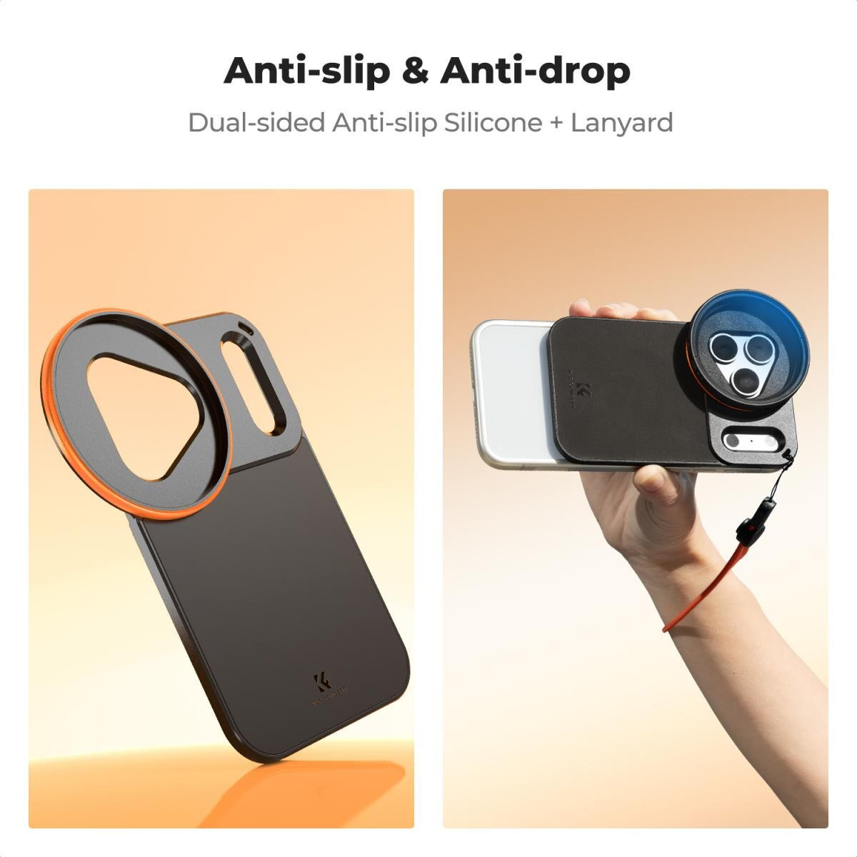 K&F Concept iPhone 17 Pro Max CPL Filtre ve Filtre Montaj Adaptörü