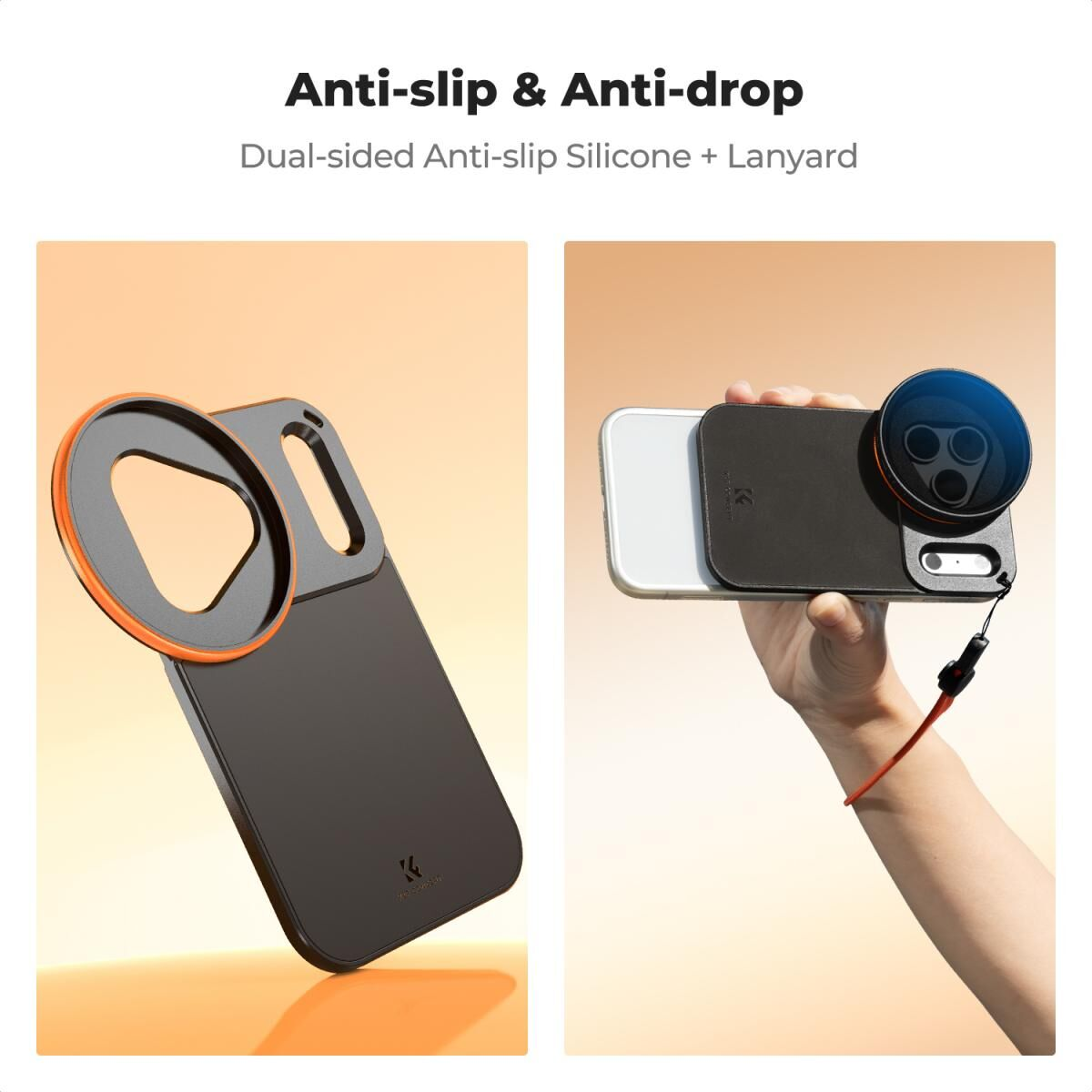 K&F Concept iPhone 17 Pro Max VND Filtre ve Filtre Montaj Adaptörü (ND2-32)
