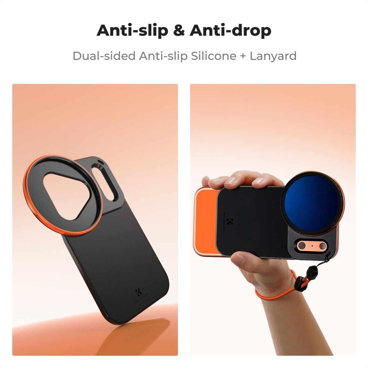 K&F Concept iPhone 17 Pro VND Filtre ve Filtre Montaj Adaptörü (ND2-32)