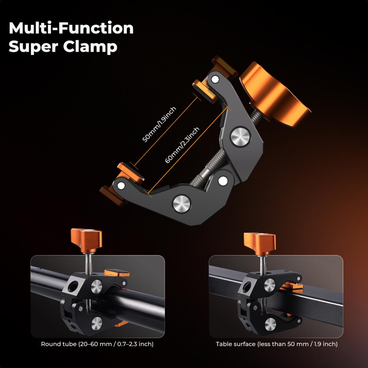 K&F Concept Magic Arm Clamp Kit (22'')