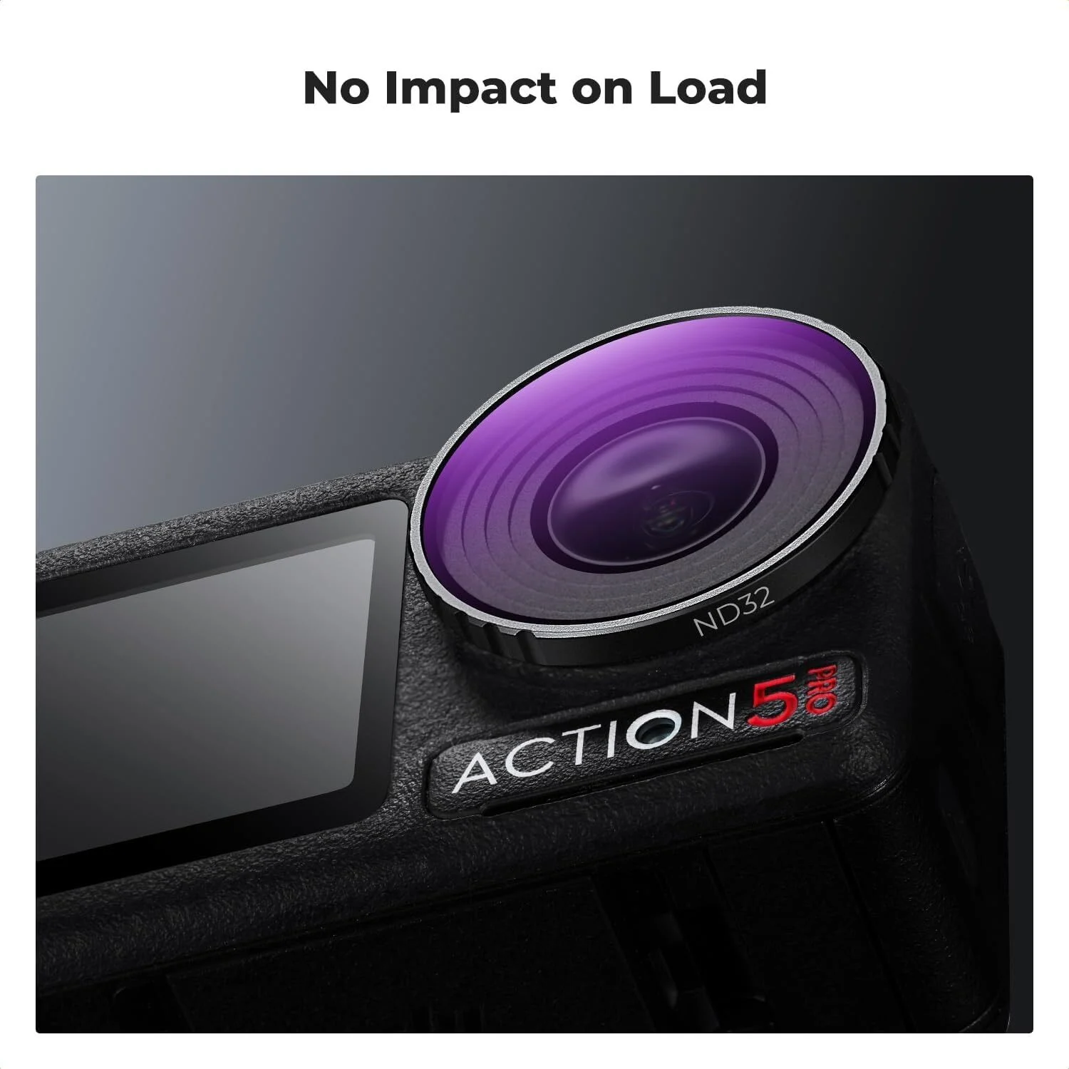 K&F Concept Osmo Action 5 Pro 6'lı Filtre Seti (CPL + ND8-ND256)