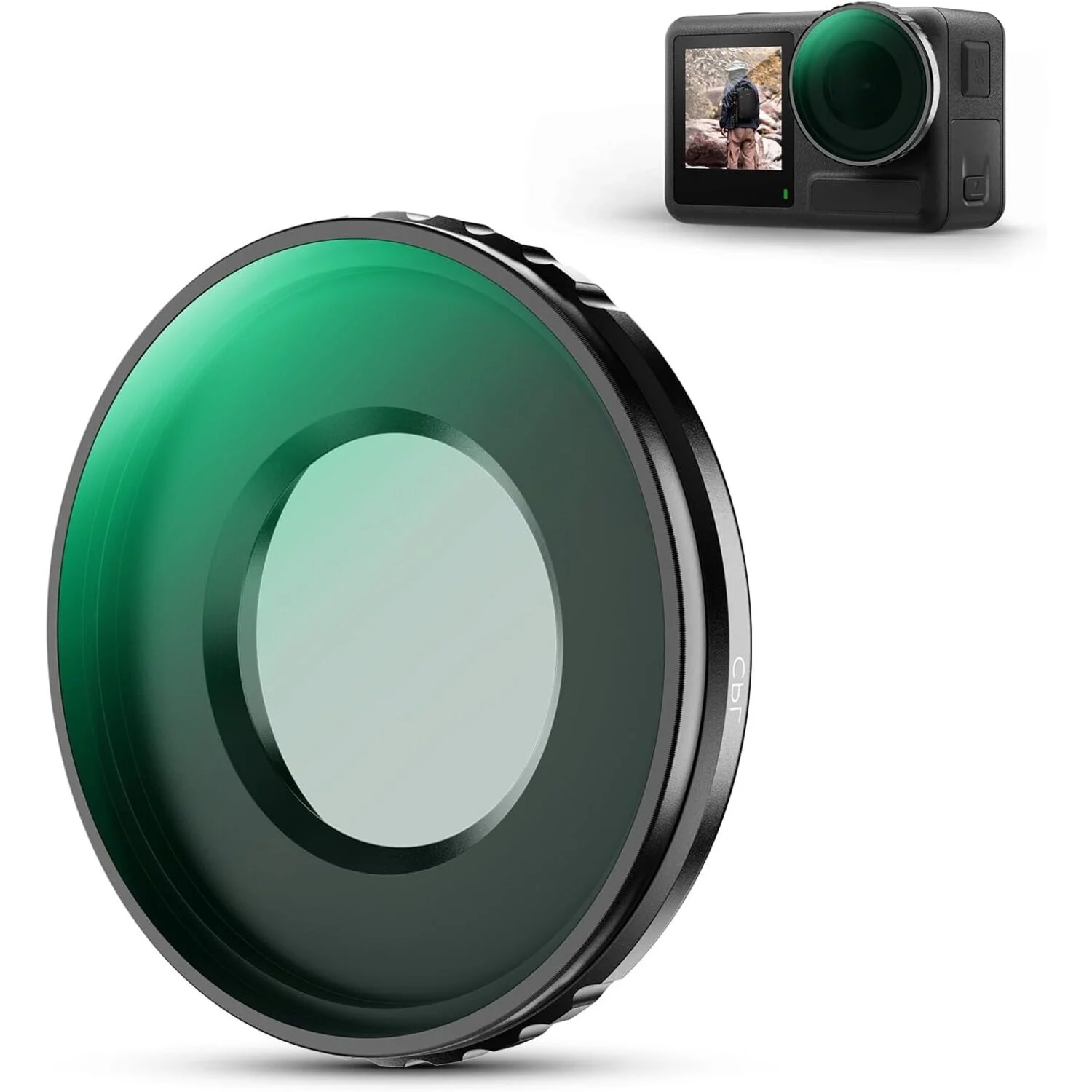 K&F Concept Osmo Action 5 Pro CPL Filtre (Vidalı, Action 4 Uyumlu)