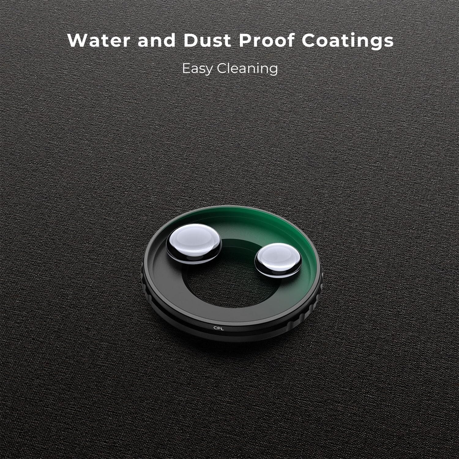 K&F Concept Osmo Action 5 Pro CPL Filtre (Vidalı, Action 4 Uyumlu)