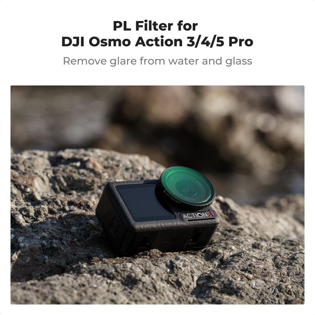 K&F Concept Osmo Action 5 Pro Polarize Filtre