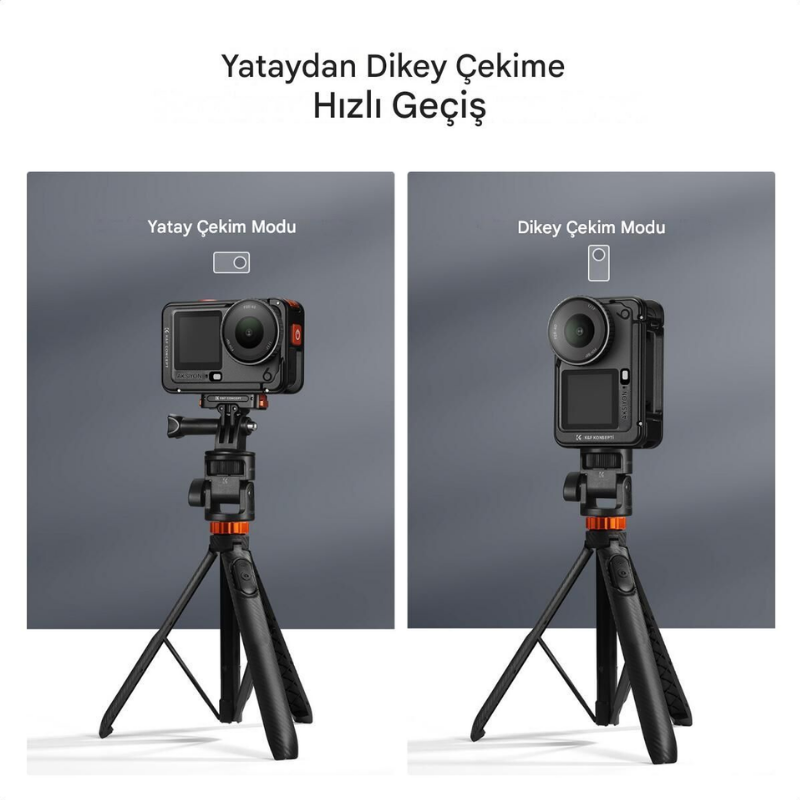 K&F Concept Osmo Action 6 Alüminyum Kafes