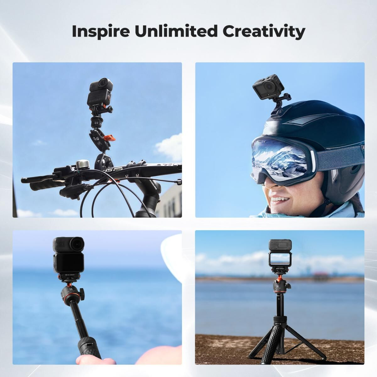 K&F Concept Osmo Action 6 Alüminyum Manyetik Adaptör (Osmo Nano Uyumlu)