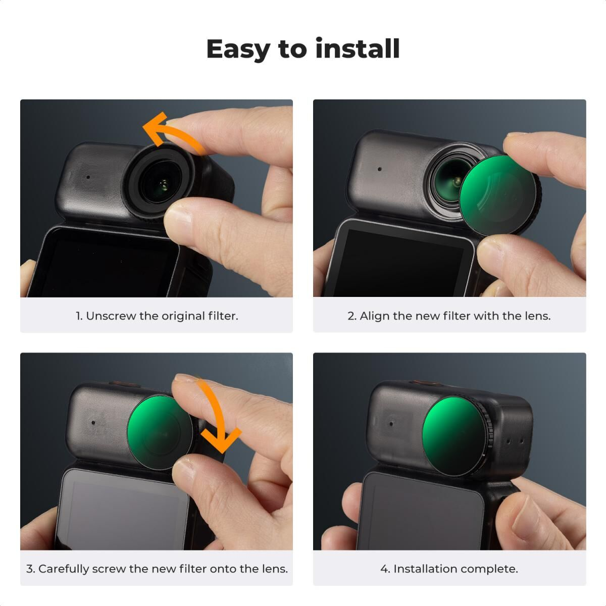 K&F Concept Osmo Nano CPL Filtre