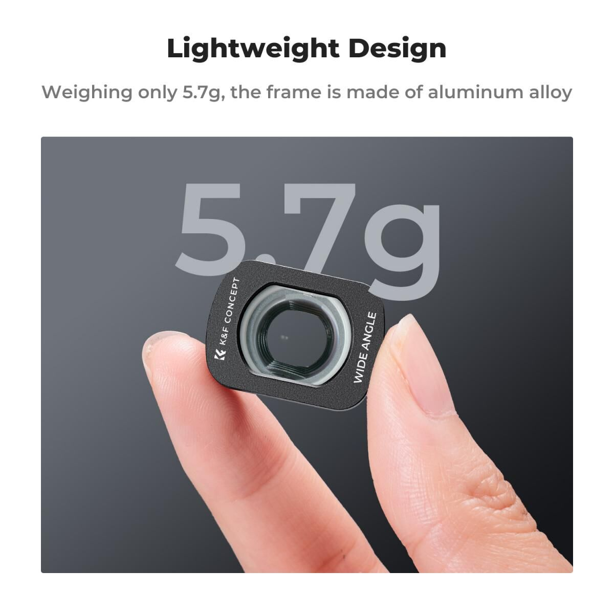 K&F Concept Osmo Pocket 4 Geniş Açı Lens