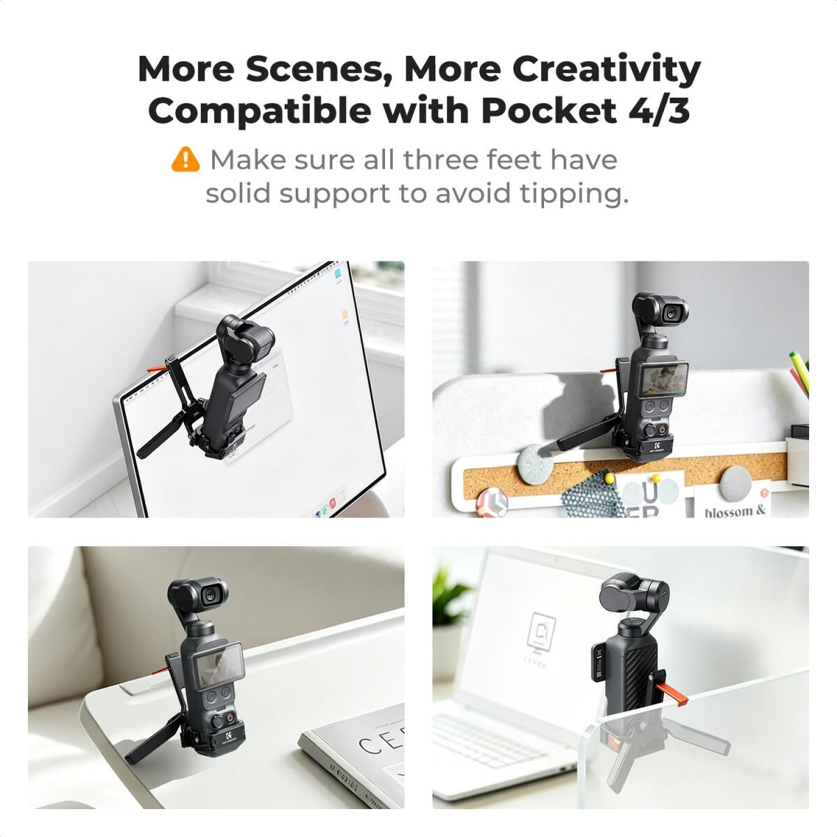 K&F Concept Osmo Pocket 4 için Manyetik Genişleme Çerçevesi
