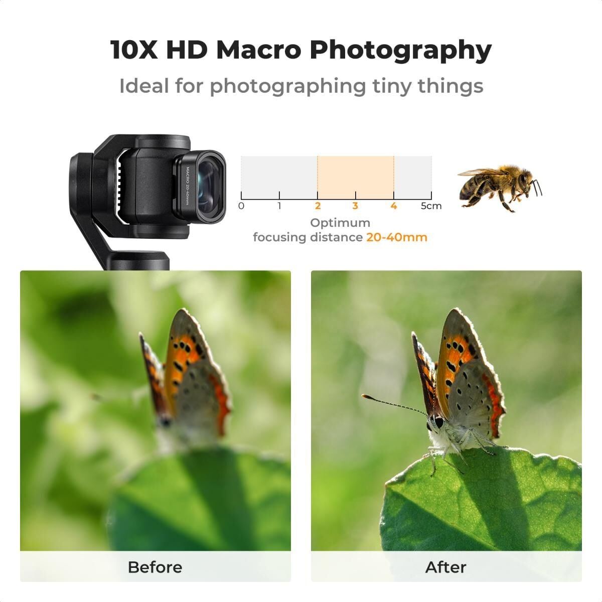 K&F Concept Osmo Pocket 4 Makro Lens (10X)