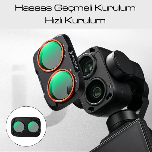 K&F Concept Osmo Pocket 4P ND2-32 Filtre