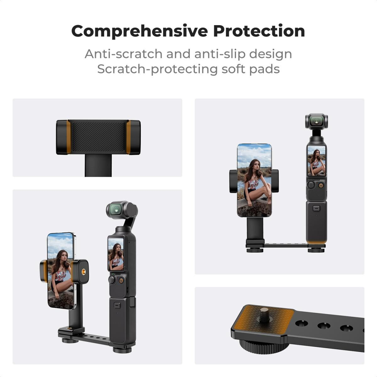 K&F Osmo Pocket 4 için Telefon Tutucu