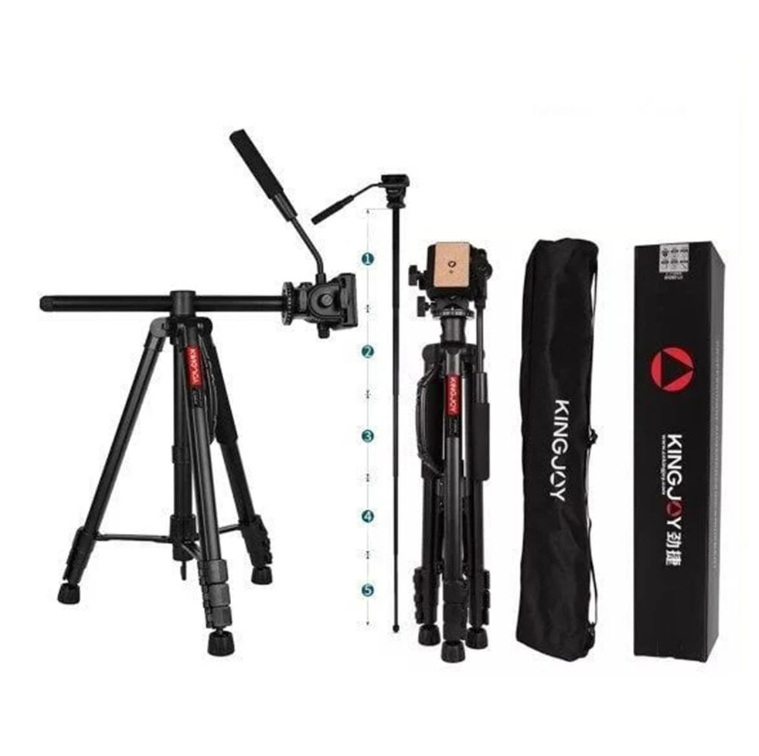 Kingjoy VT-890H6 Video Kamera için Deve Boyu Tripod