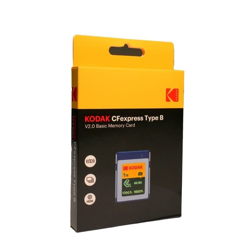 Kodak 1TB CF Express Type B 2.0 Hafıza Kartı (1700MB/s - 1650MB/s)