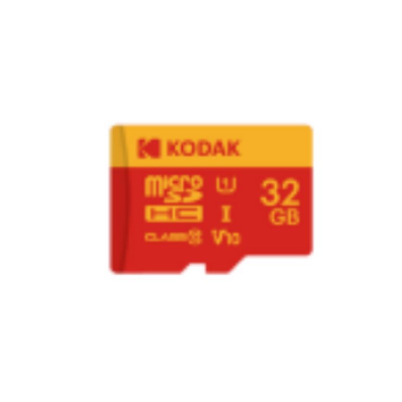 KODAK 32GB UHS-I U3/V30/A1 Micro SD Hafıza Kartı + Adaptör (Kırmızı)
