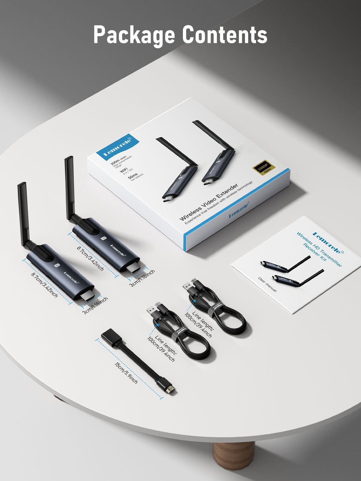 Lemorele R1000 Wireless Görüntü Aktarıcı