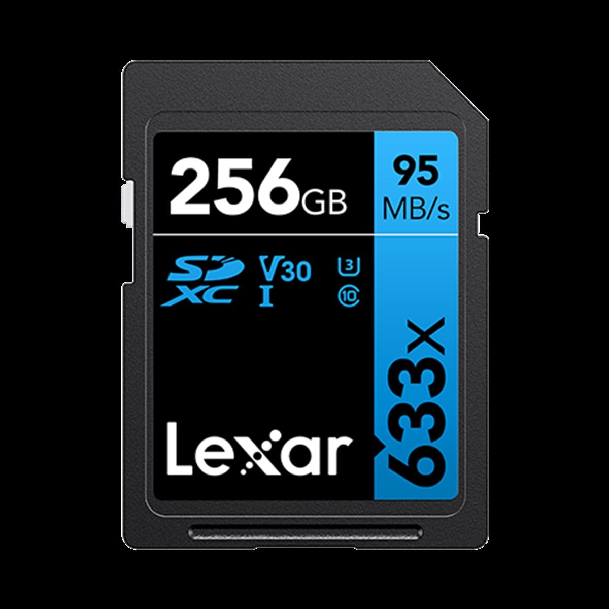 Lexar 256GB High-Performance 633x SDHC/SDXC UHS-I Hafıza Kartı BLUE Series