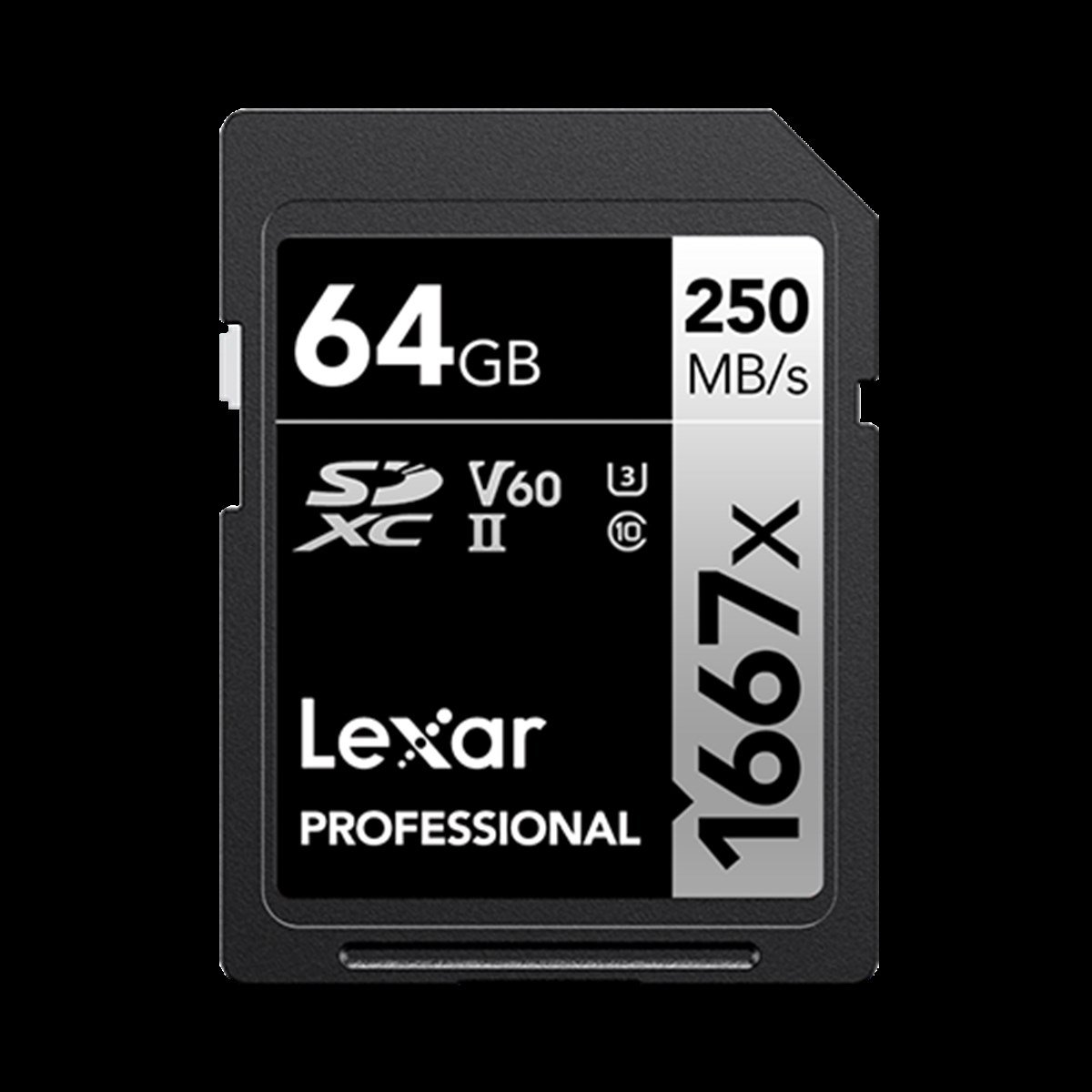 Lexar 64GB Professional 1667x SDXC UHS II Hafıza Kartı