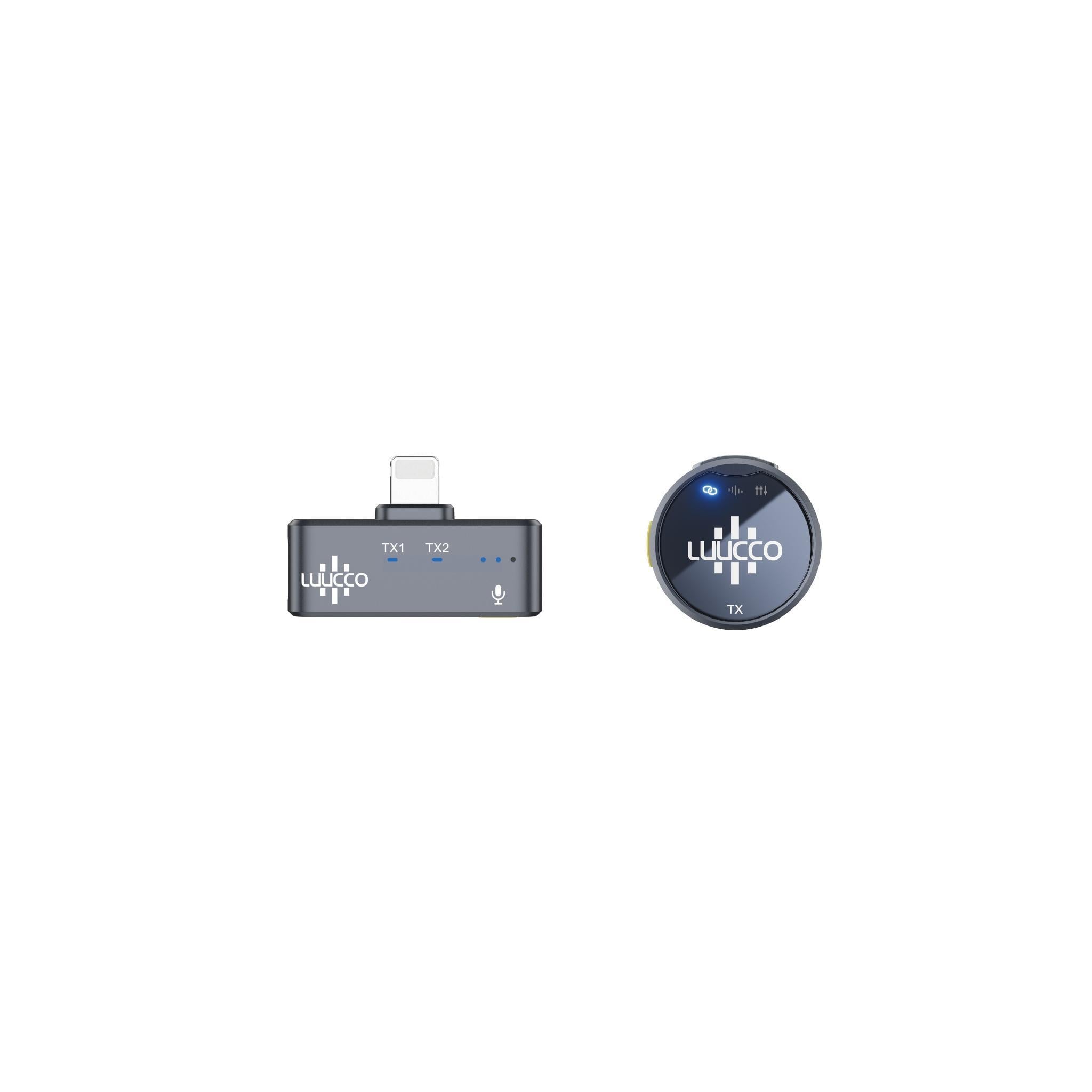 Luucco AirWave K2 Wireless Yaka Mikrofonu (Lighting)