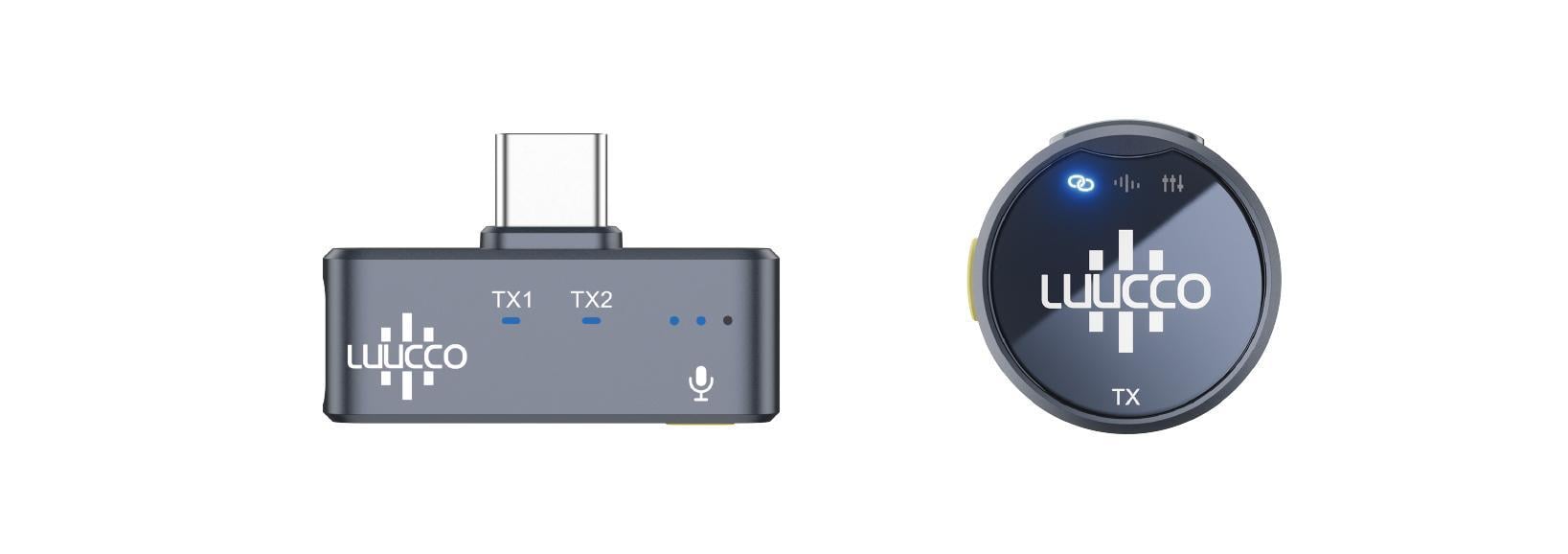 Luucco AirWave K2 Wireless Yaka Mikrofonu (USB-C)