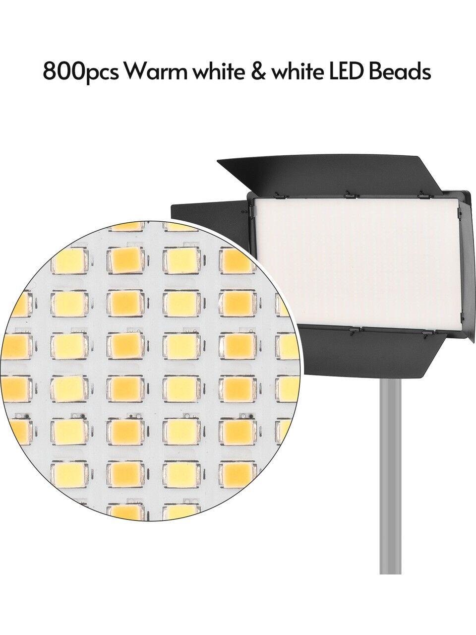 Mamen Pro800 Bicolor Panel Işık kamera ve stüdyo