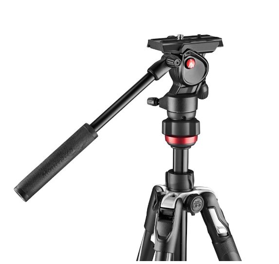 Manfrotto Befree Live Alüminyum tripod kolu, video kafası