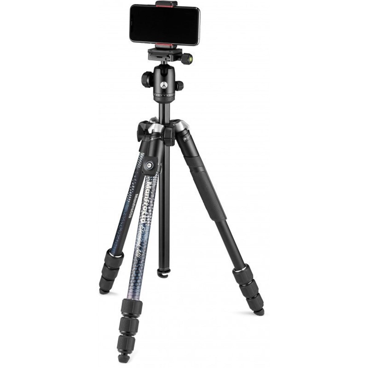 Manfrotto Element MII Alimünyum Ters Katlanır Tripod + Mobil Remote Siyah (MKELMII4BMB-BH)