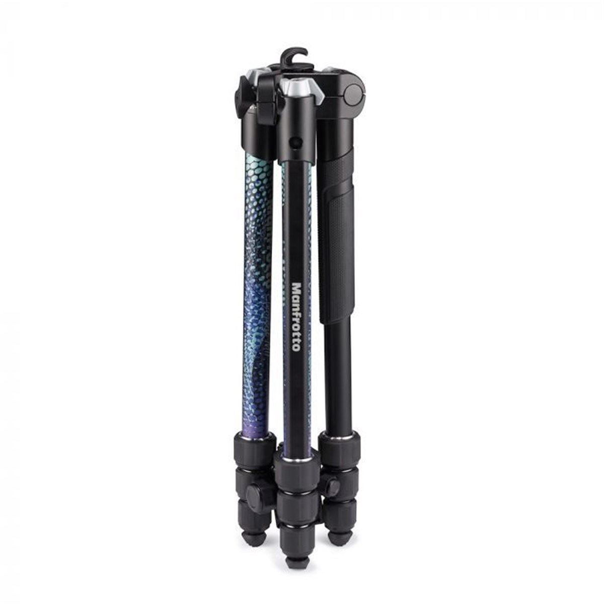 Manfrotto Element MII Alimünyum Ters Katlanır Tripod Mavi (MKELMII4BL-BH)