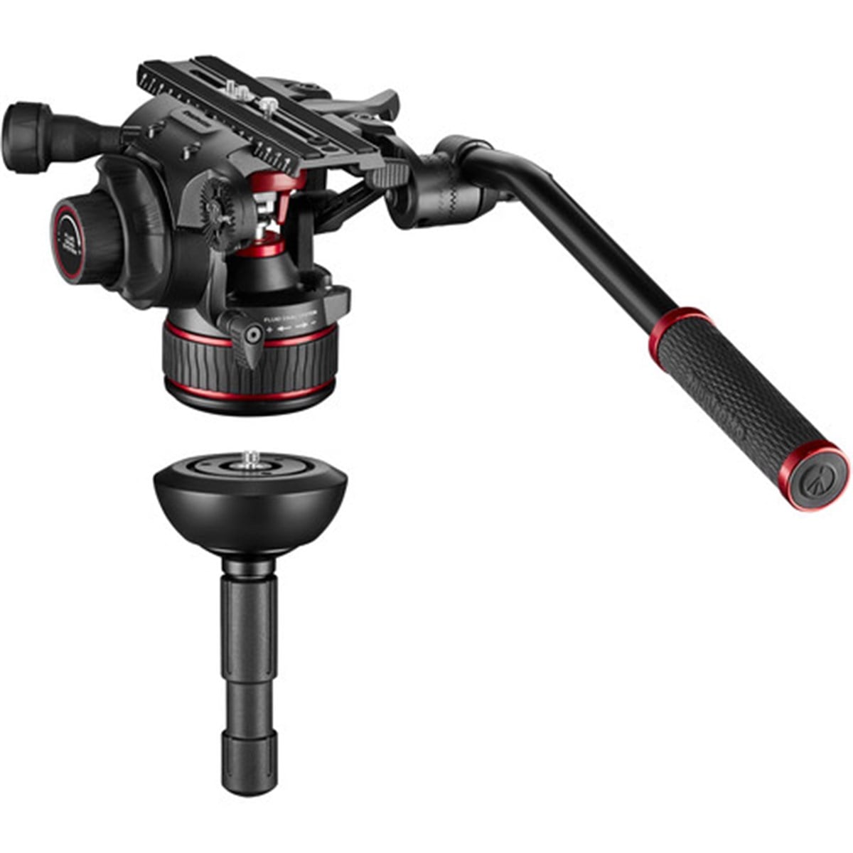 Manfrotto Nitrotech 612 & Alu Twin GS Video Tripod (MVK612TWINGA)