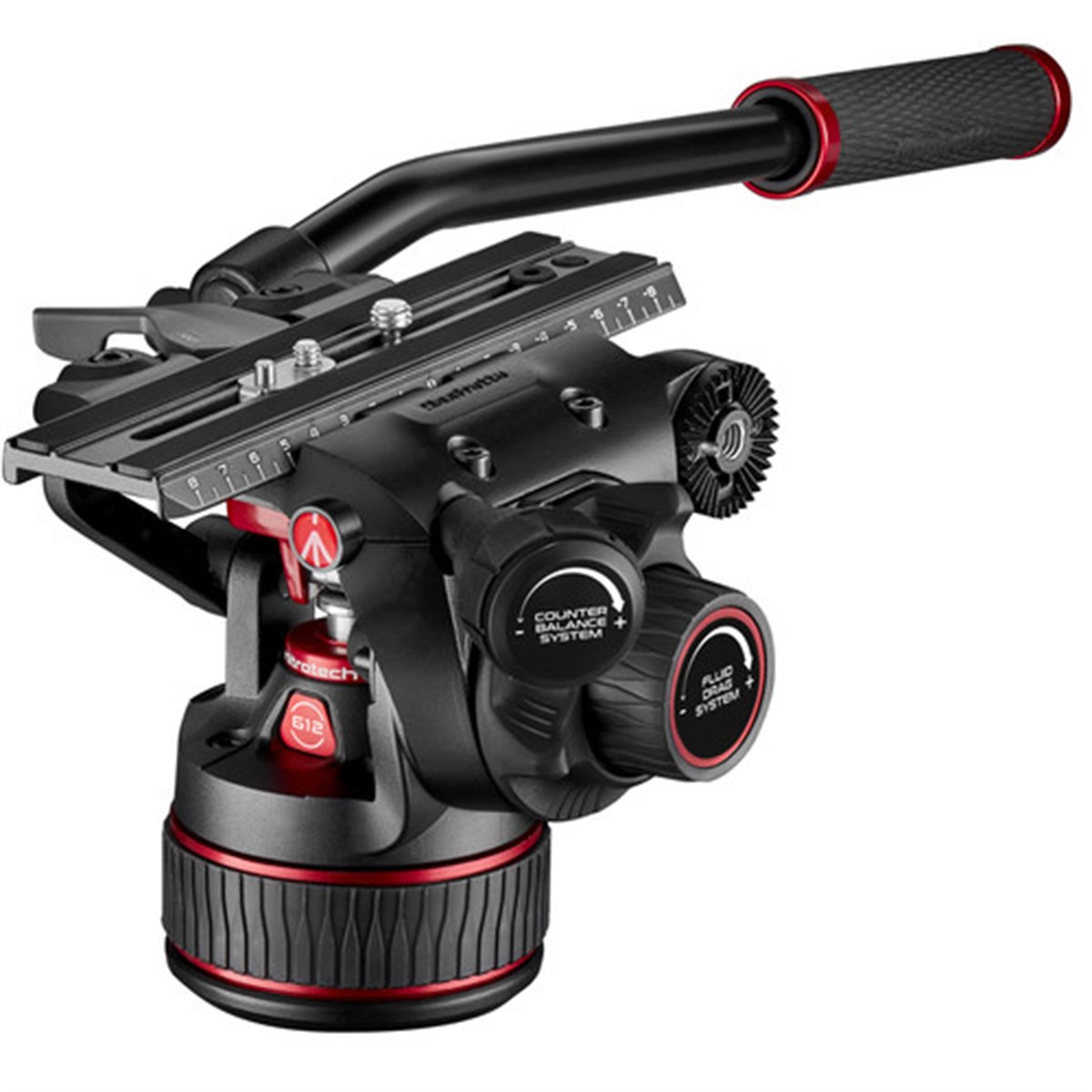 Manfrotto Nitrotech 612 & Alu Twin GS Video Tripod (MVK612TWINGA)