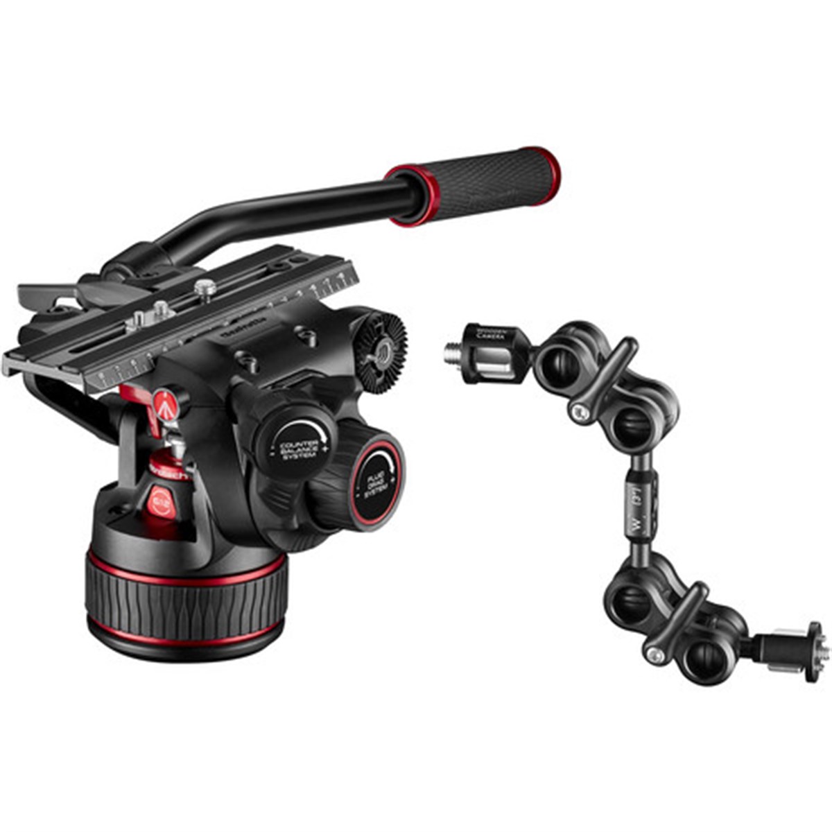 Manfrotto Nitrotech 612 & Alu Twin GS Video Tripod (MVK612TWINGA)