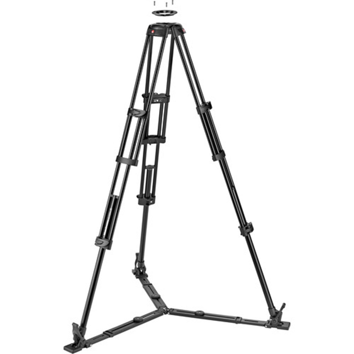Manfrotto Nitrotech 612 & Alu Twin GS Video Tripod (MVK612TWINGA)