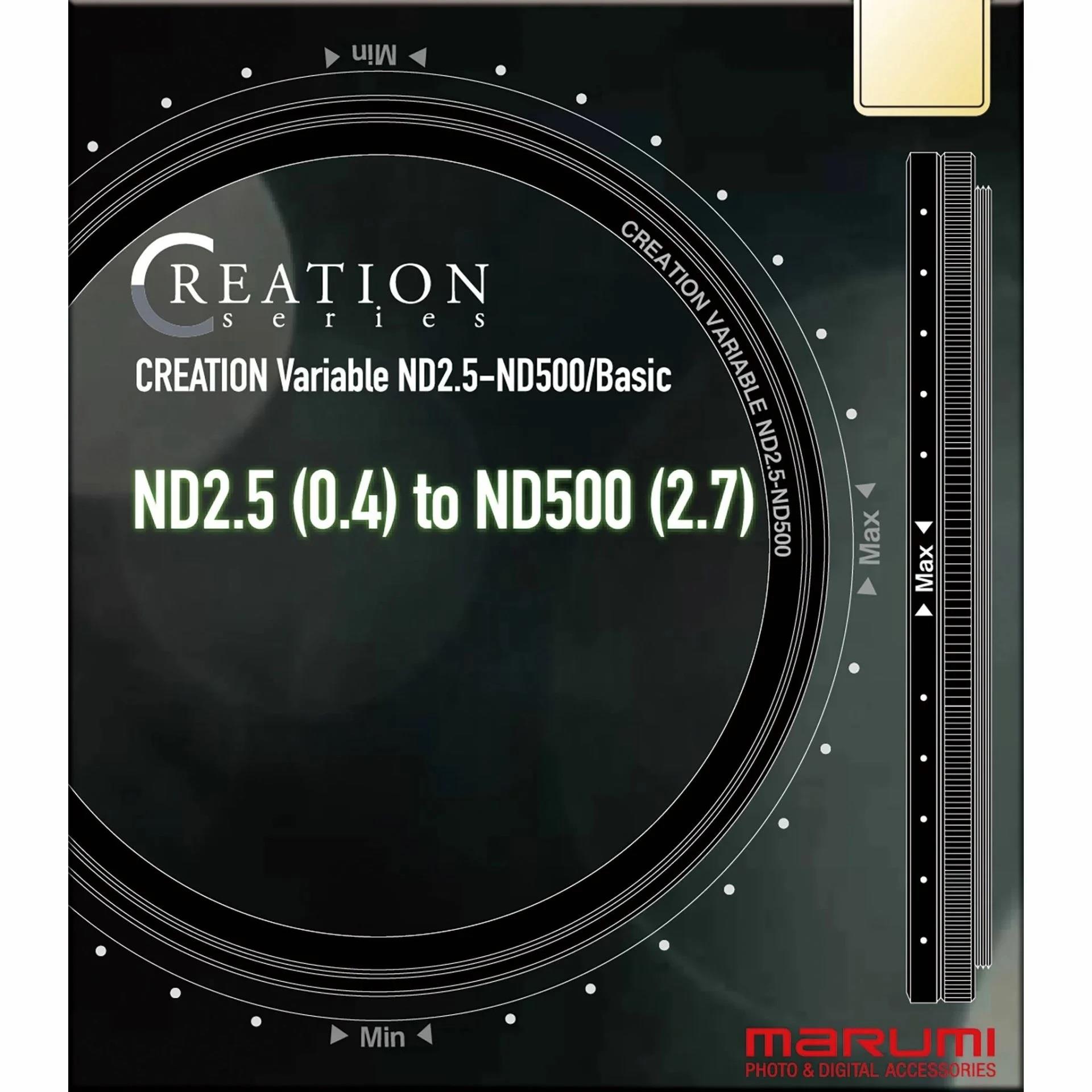 Marumi CREATION Vari ND2.5/Basic  77mm Filtre