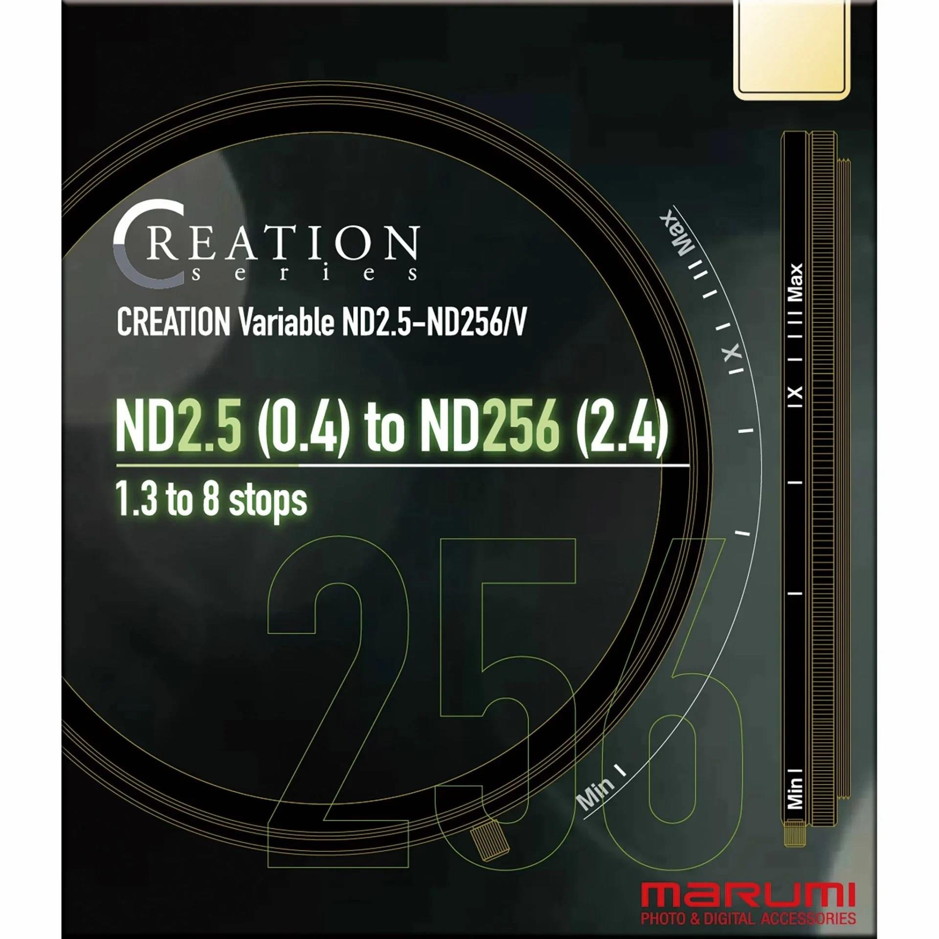 Marumi CREATION Variable ND2.5 82mm Filtre
